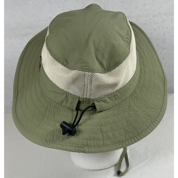 Dorfman Pacific Co DPC Mens MED Safari Outback Hat Green Nylon Mesh Breathable - Picture 3 of 7